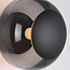 Wandlamp Jody met glazen bol en geïntegreerde LEDs