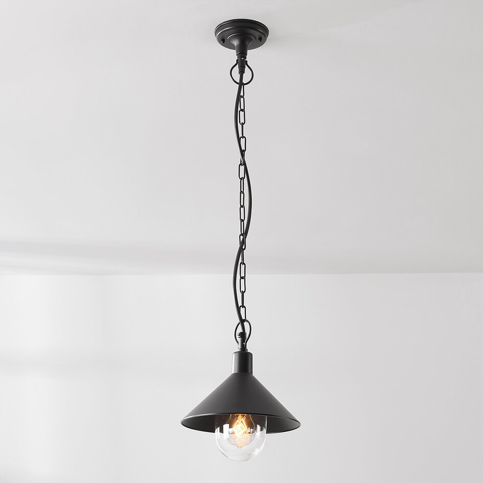 Buitenhanglamp Jette - zwart