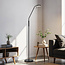 Vloerlamp Lumina zwart met geïntegreerde LEDs en aanpasbare kleurtemperatuur