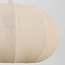 3-lichts japandi hanglamp met beige stoffen lampionnen - Fabrica