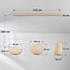 Japandi hanglamp Serica 3-lichts - beige