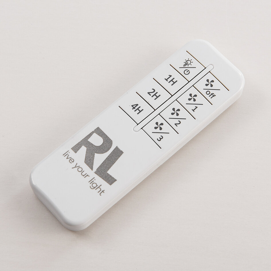 Industriële plafondventilator zwart met houtoptiek - Fistik