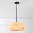 Minimalistische hanglamp linnen, beige - Linte