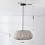 Minimalistische hanglamp linnen, beige - Linte