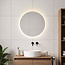 Badkamerspiegel met verlichting Reflecta Ø60 cm – Dimbare verlichting met touch sensor, instelbare kleuren en spiegelverwarming