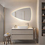Badkamerspiegel Vitra met dimbare LEDs, instelbare kleuren, touch sensor en spiegelverwarming