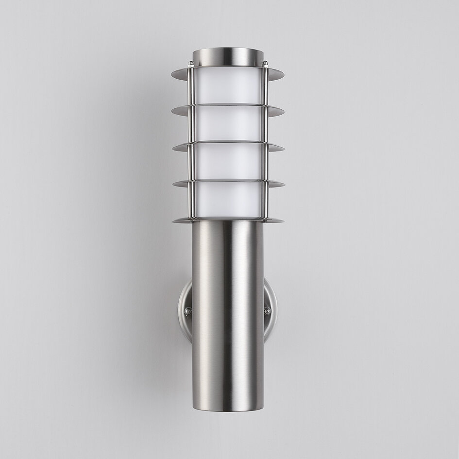 Moderne RVS buitenwandlamp Marco