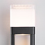 Industriële buitenwandlamp Terry - zwart met geïntegreerde LED