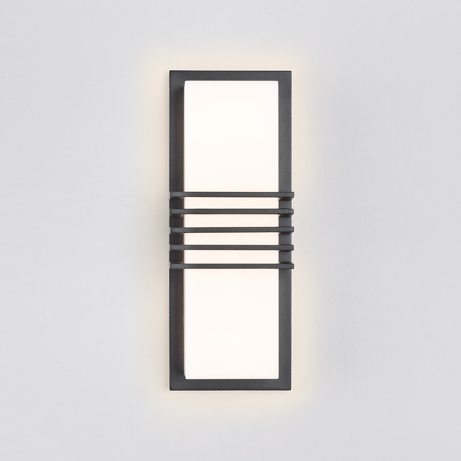 Buitenwandlamp Jean - zwart met geïntegreerde LED