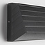 Industriële buitenwandlamp Jane - zwart met geïntegreerde LED