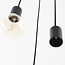 3-lichts moderne snoerpendel Illumine - zwart (excl. E27 lampen)
