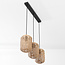 Japandi hanglamp Terre 3-lichts