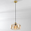 Hanglamp Shade - goud en amber glas