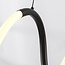 Design hanglamp Lunara met geïntegreerde 3-staps dimbare LEDs - zwart