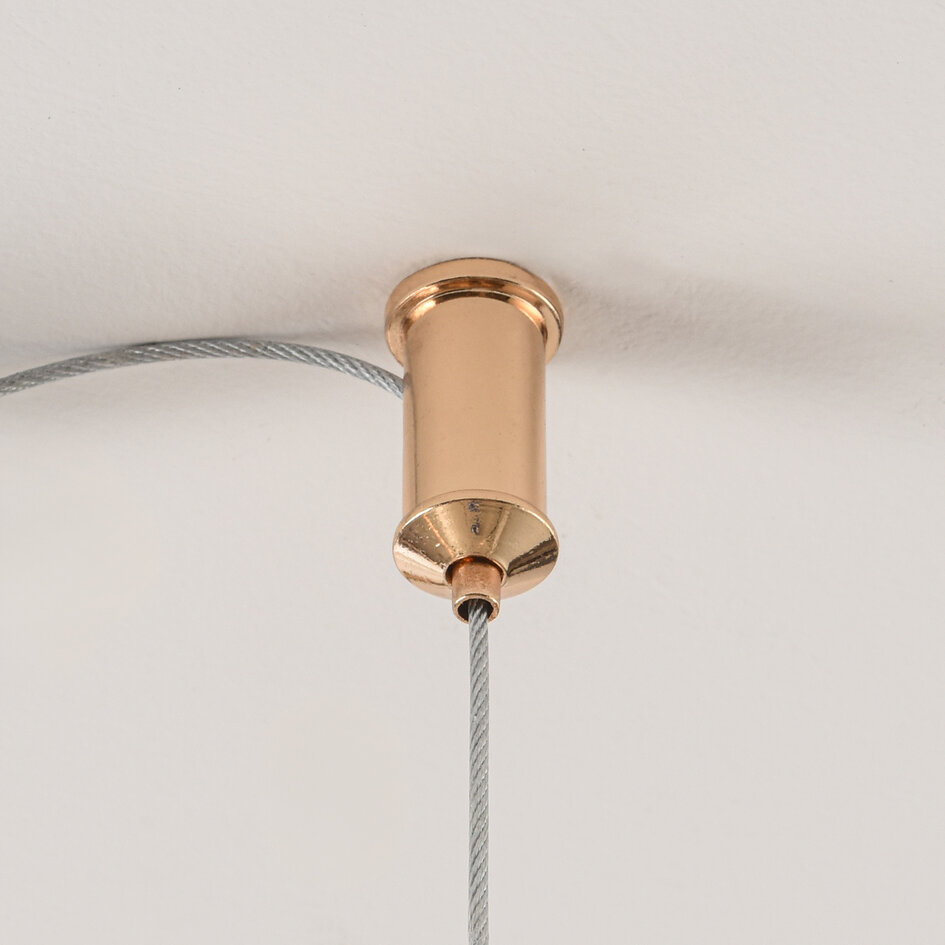Design hanglamp Seluna met drie 3-staps dimbare ringen