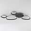 Design plafondlamp Zinara 3-staps dimbaar - zwart