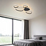 Design plafondlamp Zinara in zwart, 3-staps dimbaar