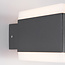 Moderne buitenwandlamp buiten Mikki - zwart met geïntegreerde LED