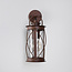 RVS industriële buitenwandlamp Alicia - roestbruin