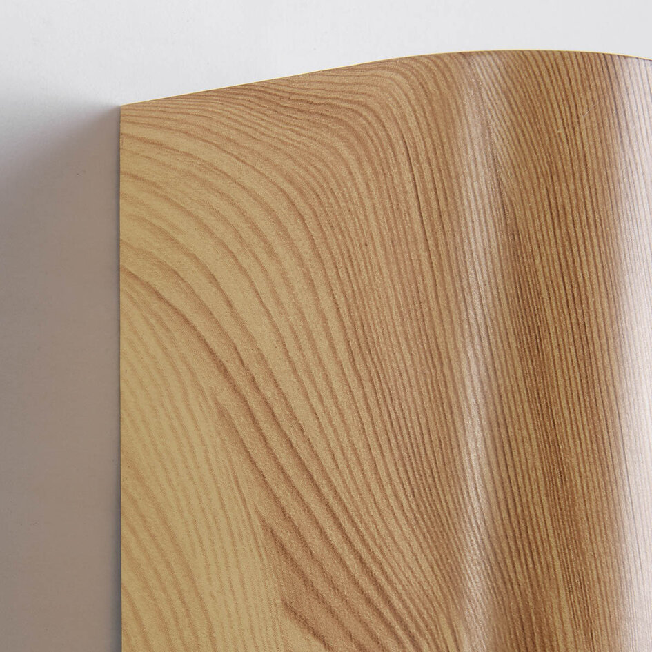 Wandlamp in houtoptiek 2-lichts - Matteo