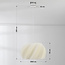3D-geprinte Japandi hanglamp Tiba met golvend design