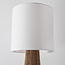 Vloerlamp Papira met stoffen kap