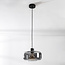 Eigentijdse hanglamp Shade met moderne twist - smoke glas