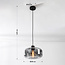 Hanglamp Shade - zwart en smoke glas