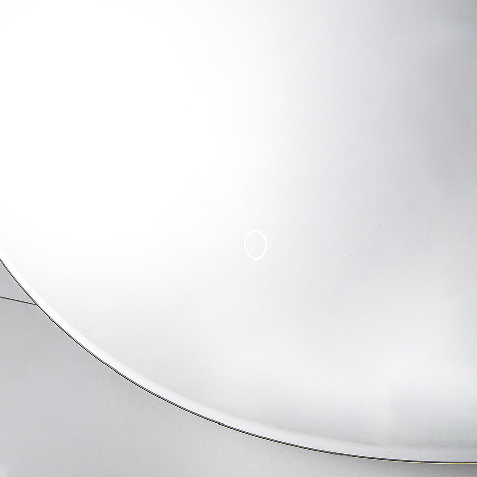 Badkamerspiegel Reflecta Ø80 cm – touch dimbaar, kleurinstelbaar, met verwarming