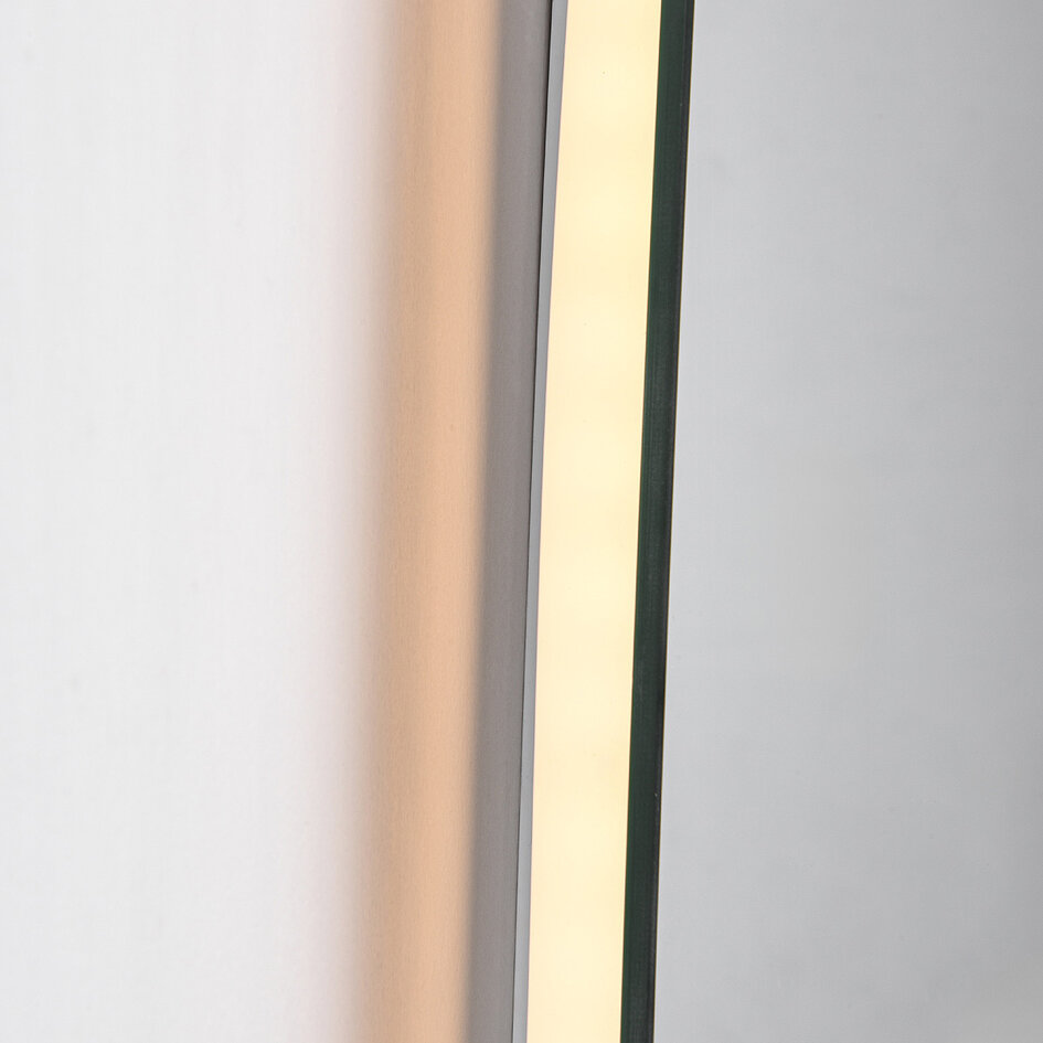 Badkamerspiegel Glimmer 60 x 90 cm – touch dimbaar, kleurinstelbaar met verwarming