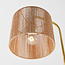 Vloerlamp Kiri met natuurlijke lampenkap