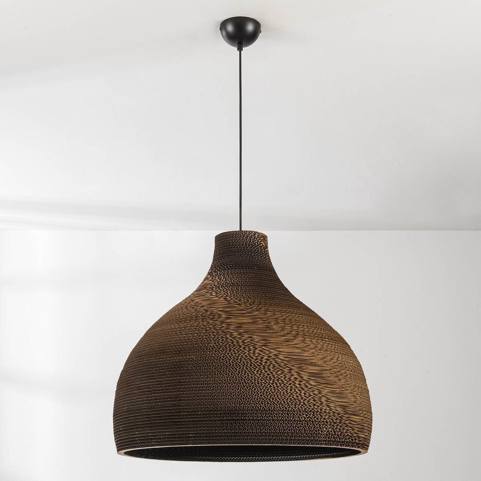 Hanglamp van karton Soluna - Ø50 cm