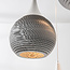 Design hanglamp van karton Zensa, 3-lichts - wit