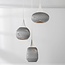 Design hanglamp van karton Zensa, 3-lichts - wit