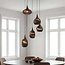5-lichts design hanglamp van karton - Filtra
