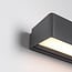 Design buitenwandlamp Raf - antraciet met geïntegreerde LED