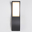 Buitenwandlamp Mica - antraciet met geïntegreerde LED