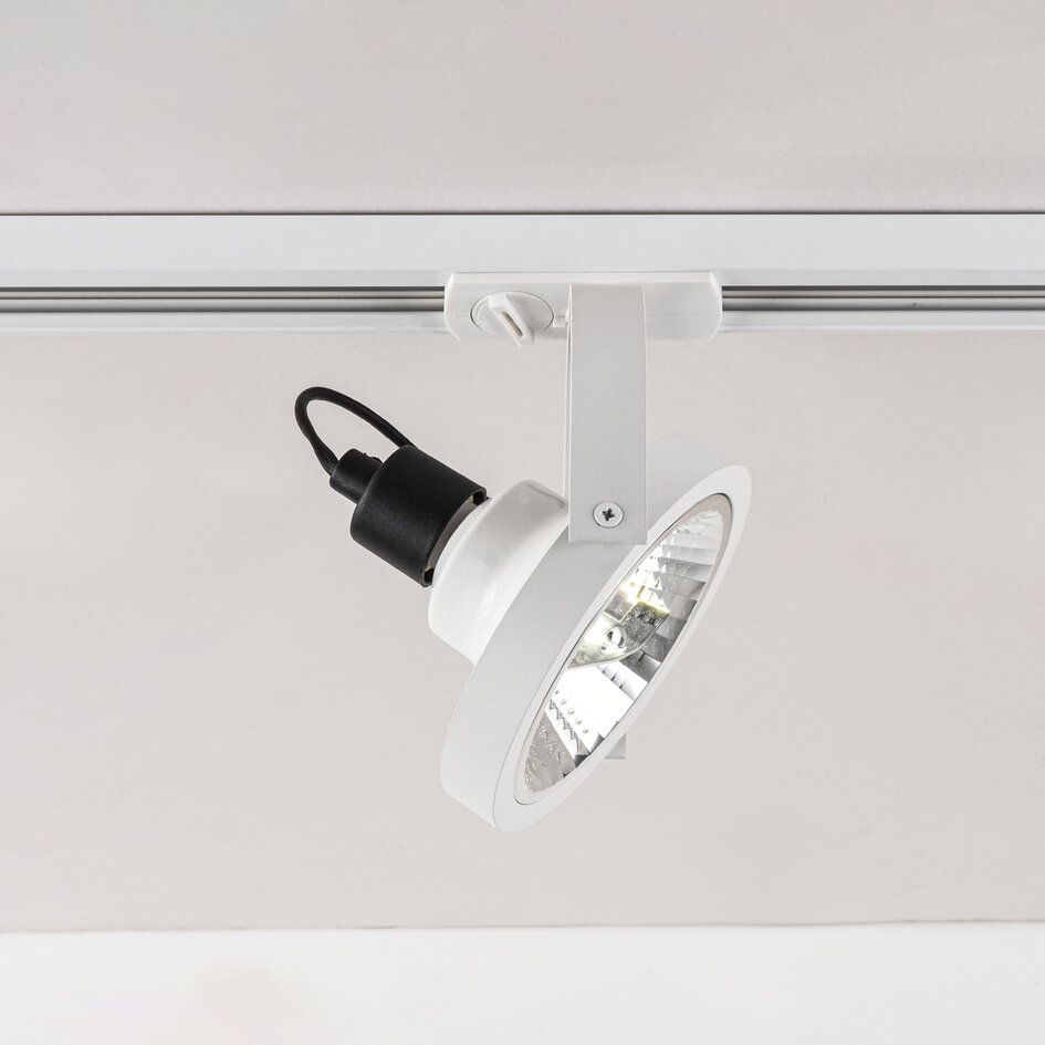 1-fase Railspot Beam AR111 - wit