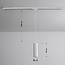 1-fase rail tube hanglamp Simon - wit