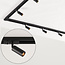 Modern 1-fase railsysteem 3 meter met smalle G9 Rayn spots
