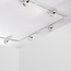 1-fase railsysteem set van 3 meter met Beam spots, wit