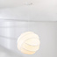 Minimalistische hanglamp Soie in zijde-look