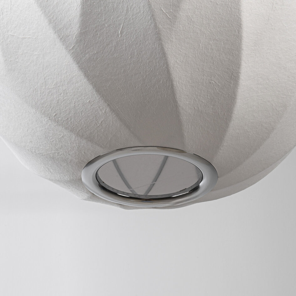 Minimalistische hanglamp in zijde-look - Seda