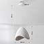 Hanglamp Ashi Wabi Sabi - wit