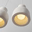 Wabi Sabi hanglamp Hikari met wit steeneffect, 3-lichts