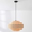 Natuurlijke hanglamp Rope van rotan