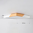 Plafondlamp dimbaar met houten details - Meta