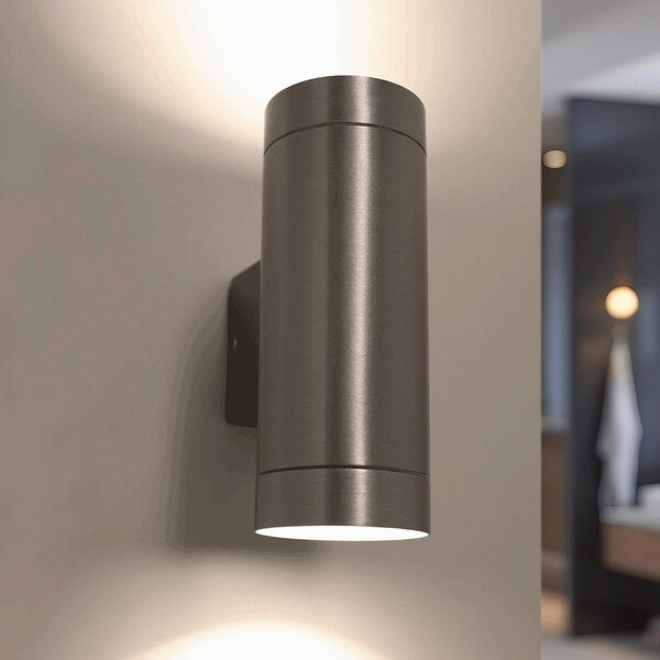 RVS badkamer wandlamp Alu - geborsteld