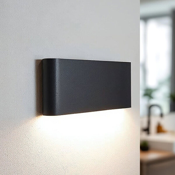 Antraciete badkamer wandlamp - Kenny