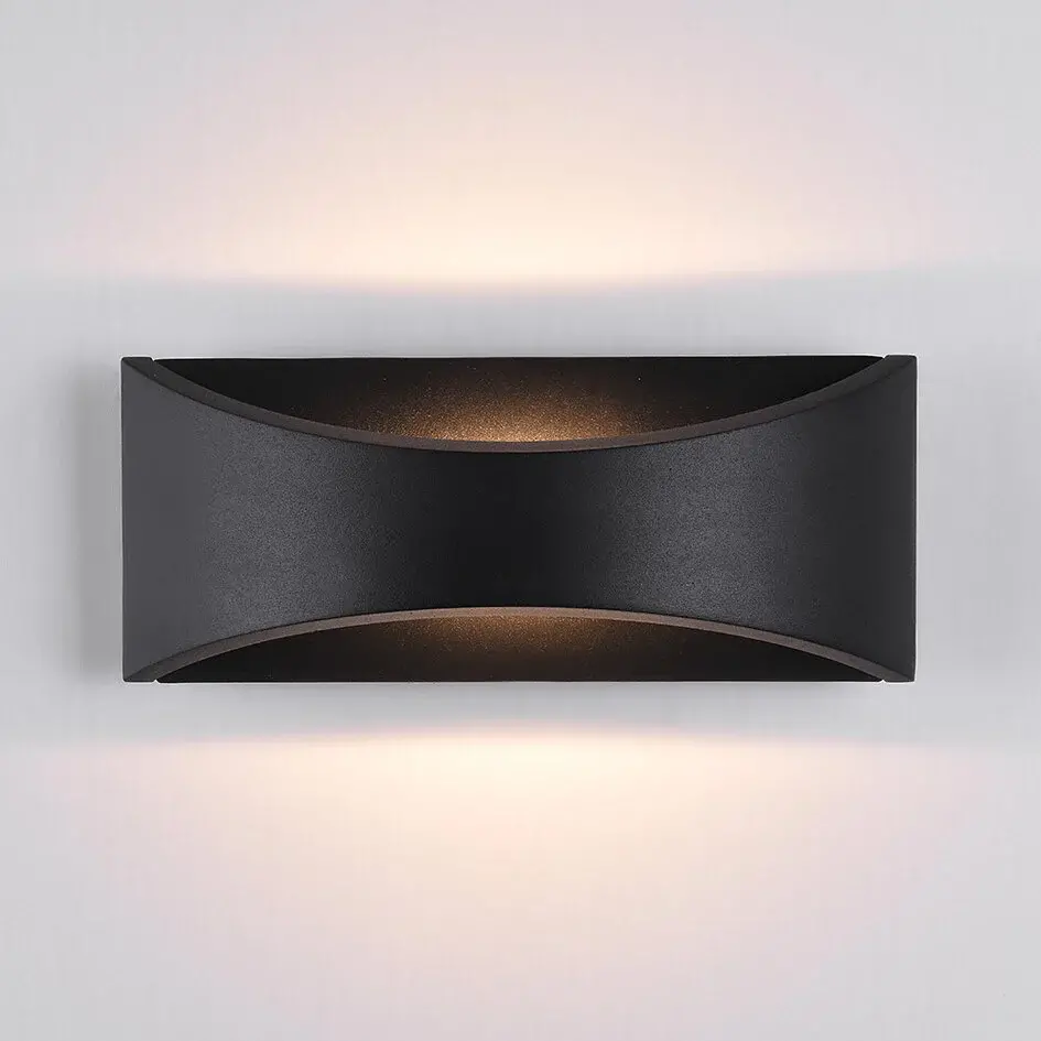 Moderne badkamerwandlamp Bremen in zwart